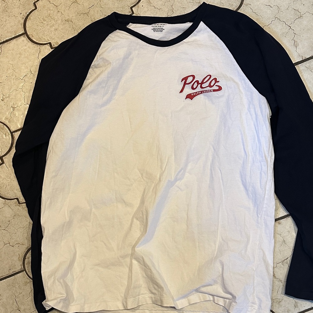 Polo by Ralph Lauren White Long Sleeve Shirt, Mens XL